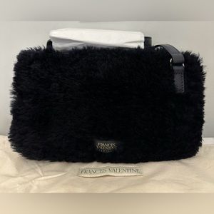 Nwt Frances Valentine Lucy shearling camera bag
